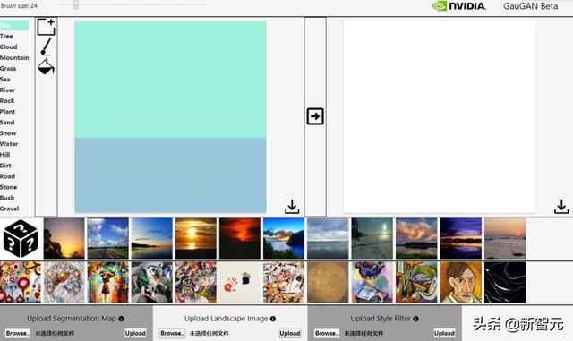 英偉達“AI神筆馬良”GauGAN開放測試了！無需注冊人人可玩