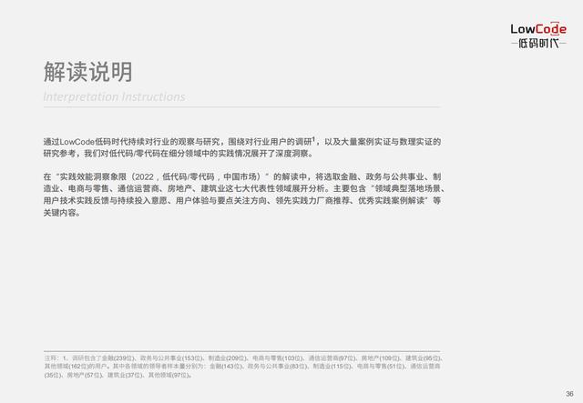 2022中國低代碼、零代碼行業(yè)研究報告（未來趨勢、細(xì)分領(lǐng)域?qū)嵺`）