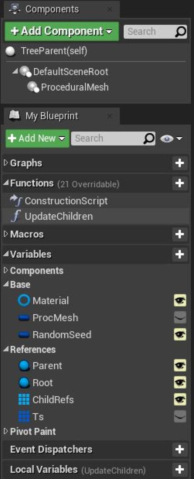 UE4程序化建模工具開發(fā)教程「植被建?！梗╱e4程序化植物）